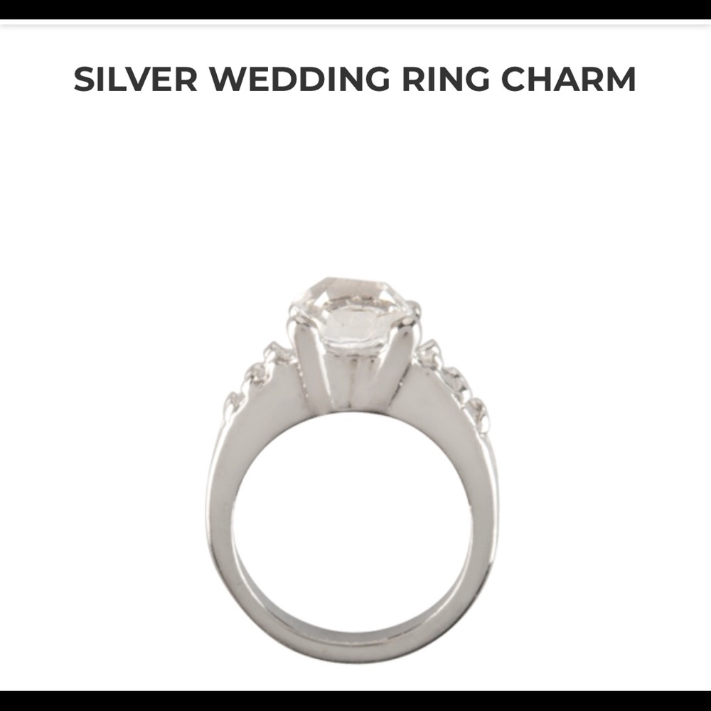 Origami Owl wedding ring charm